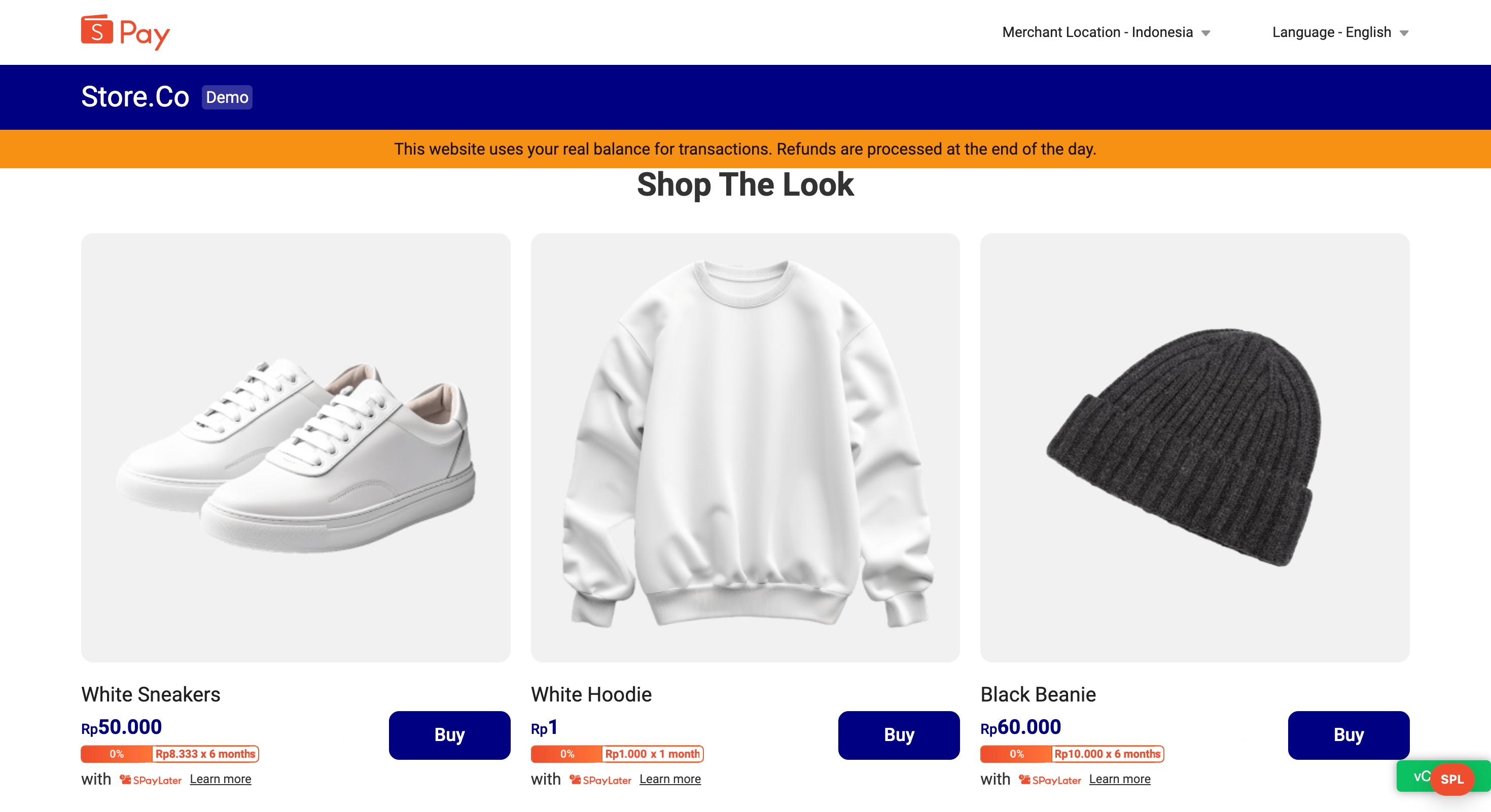PC category/listing page — instalment price line under each product