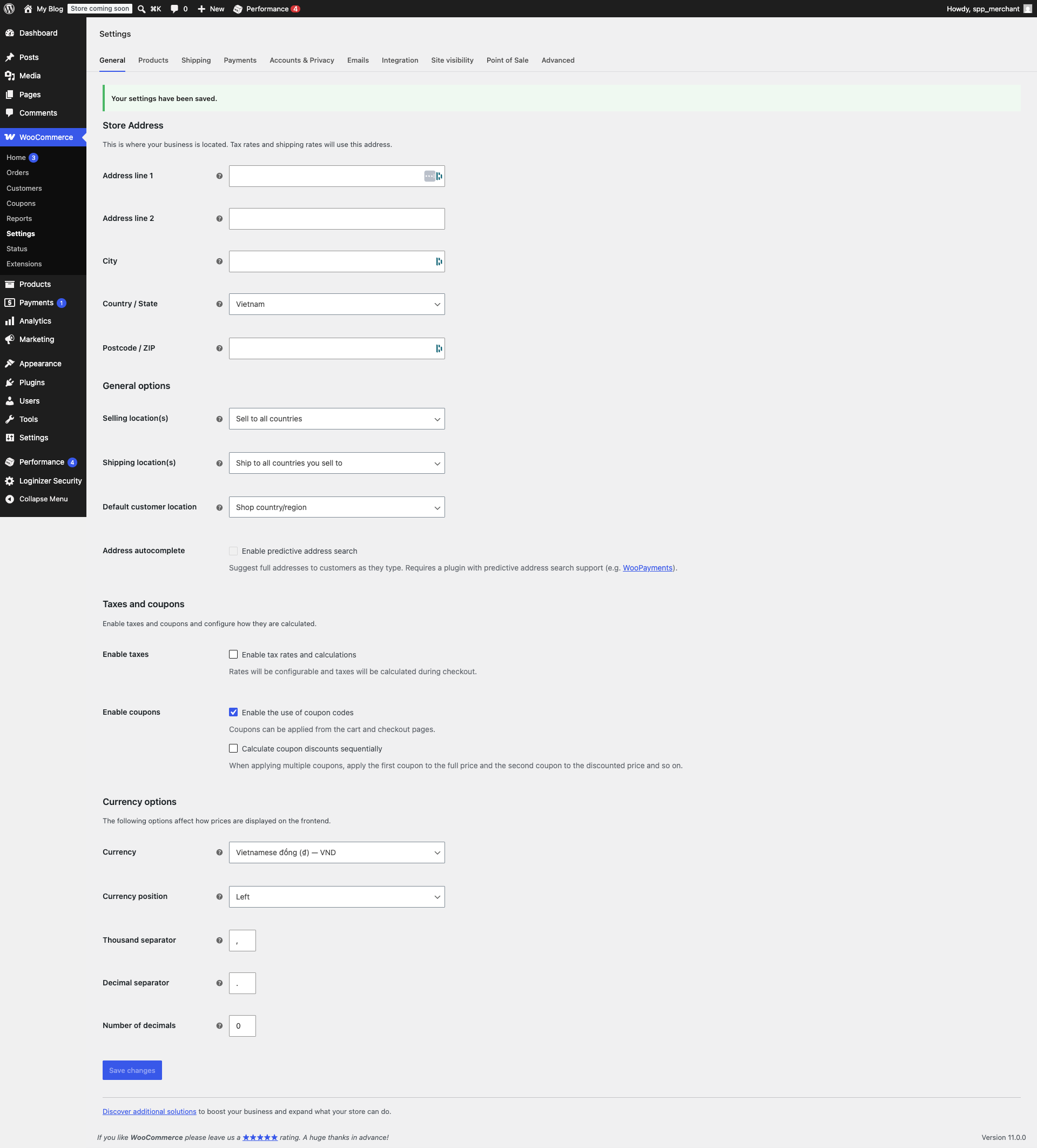 Configure general settings